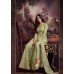 Green Indian Bridesmaid Party Wear Dress 